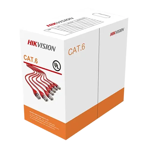 Cablu UTP cat6 0.565mm, cupru integral, cutie 305 metri - HIKVISION DS-1LN6-UU