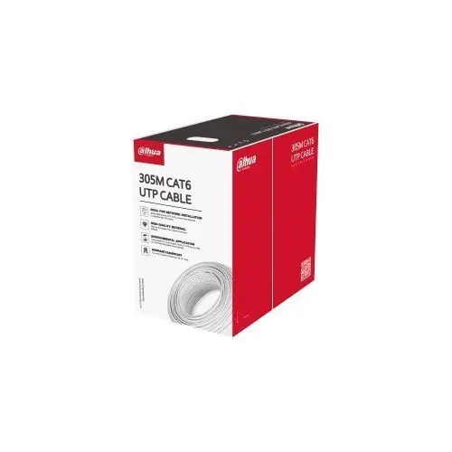 Cablu UTP, Dahua PFM920I-6UN-C, Cat6, PVC+ Flame retardant, Rola 305m