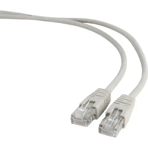 Cablu UTP GEMBIRD Cat6, cupru-aluminiu, 0.25 m, gri, AWG26, PP6U-0.25M