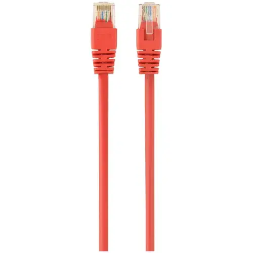 Cablu UTP GEMBIRD Cat6, cupru-aluminiu, 0.25 m, rosu, AWG26, PP6U-0.25M/R