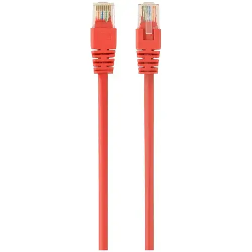 Cablu UTP GEMBIRD Cat6, cupru-aluminiu, 0.5 m, AWG26, PP6U-0.5M/R (Rosu)