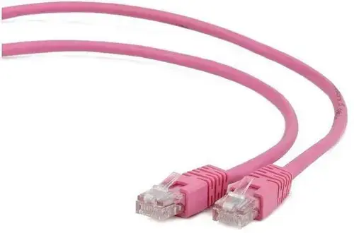 Cablu UTP Gembird PP12-0.5M/RO, Patchcord, CAT.5e, 0.5m (Roz)