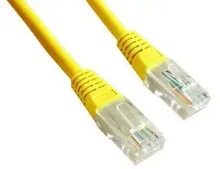 Cablu UTP Gembird PP12-1.5M/Y, Patchcord, CAT.5e, 1.5m (Galben)