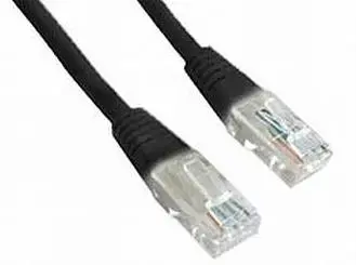 Cablu UTP Gembird PP12-1M/BK, Patchcord, CAT.5e, 1m (Negru)
