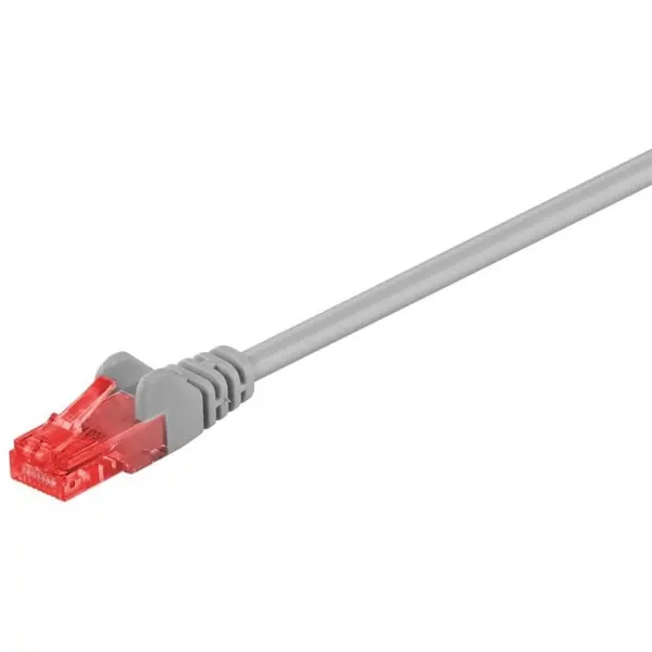 Cablu UTP Goobay, Cat 6, Patch Cord, 3m, Gri