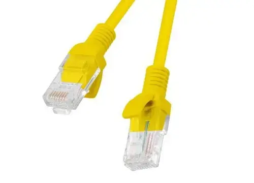 Cablu UTP Lanberg PCU6-10CC-0200-Y, CAT.6, 2m (Galben)