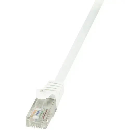 Cablu UTP LOGILINK Cat6, cupru-aluminiu, 0.25 m, alb, AWG24, CP2011U