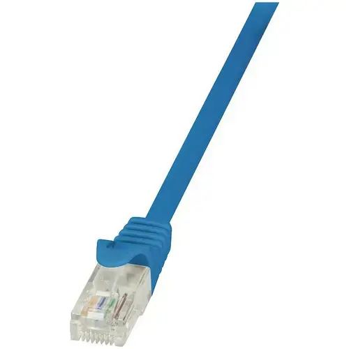 Cablu UTP LOGILINK Cat6, cupru-aluminiu, 0.25 m, albastru, AWG24, CP2016U