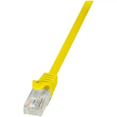 Cablu UTP LOGILINK Cat6, cupru-aluminiu, 5 m, galben, AWG24, CP2077U