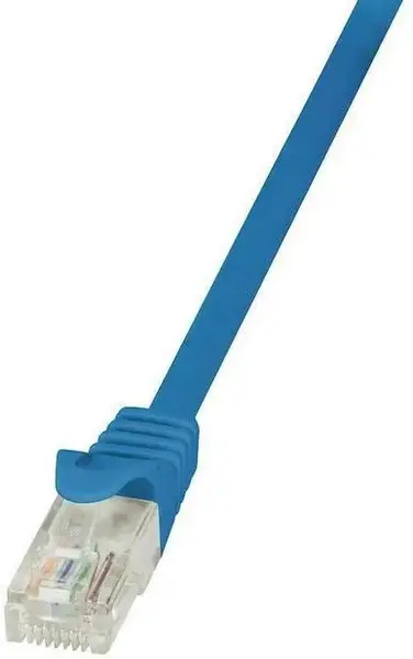 Cablu UTP LogiLink CP1056U, Patchcord, CAT.5e, 2m (Albastru)