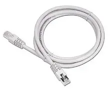 CABLU UTP Patch cord cat.5E, 1m alb
