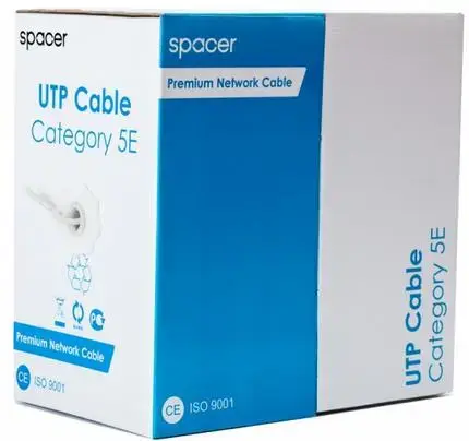 Cablu UTP Spacer RCAT5ECCA, CAT.5e, Rola, 305m