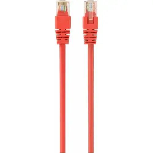 Cablu UTP SPACER SP-PT-CAT5-0.25M-R, Cat5e, cupru-aluminiu, 0.25 m, rosu, AWG26