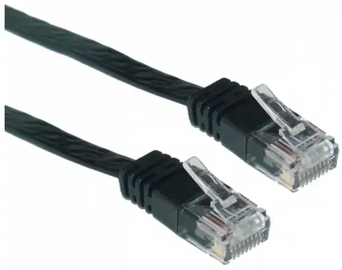 CABLU UTP Spacer SP-PT-CAT5-0.5M-BK, Patch cord, CAT.5e, 0.5 m (Negru)