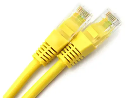 Cablu UTP Spacer SP-PT-CAT5-1M-Y, Patch cord, CAT.5e, 1 m (Galben)