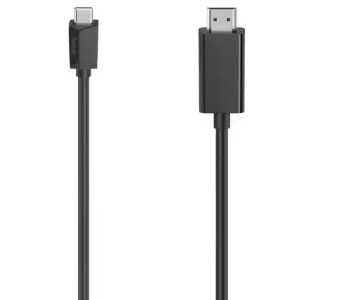 Cablu Video Hama 200718, USB-C - HDMI, Ultra-HD 4K, 1.5 m (Negru)