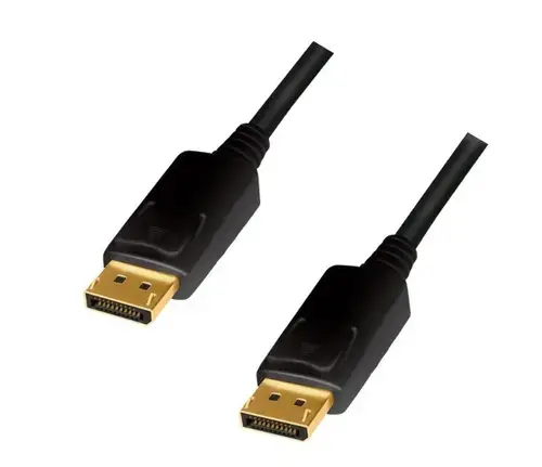 CABLU video LOGILINK CD0100, DisplayPort (T) la DisplayPort (T) 1.2, 1m, conectori auriti, rezolutie maxima 4K (3840 x 2160) la 60 Hz, plastic, triplu ecranaj (Negru)