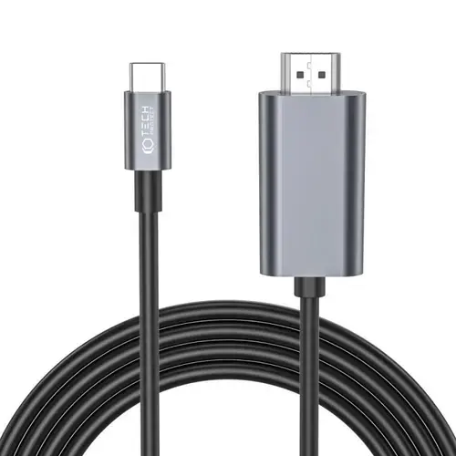 Cablu video TECH-PROTECT UltraBoost, USB-C tata - HDMI tata, 4K, 60Hz, 2m, Negru