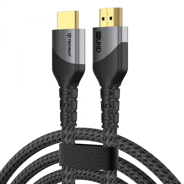 Cablu Video Techsuit NexusVision Pro CX3, HDMI - HDMI, 8K, 2m, Gri