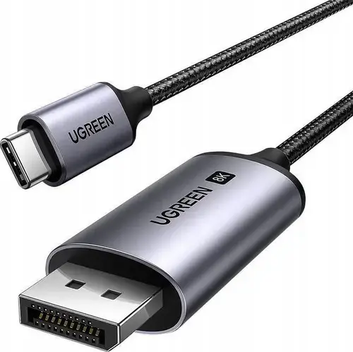 Cablu video Ugreen CM556, USB-C la DisplayPort, 8K, 1m