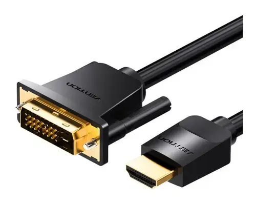 CABLU video Vention ABFBI, HDMI - DVI, 3 m (Negru)