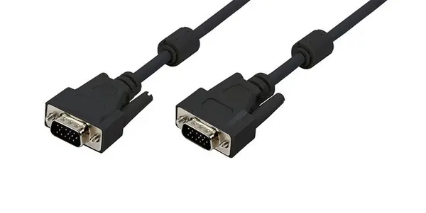 Cablu video VGA, lungime 3m, dublu ecranat, 1080p, negru LogiLink CV0002
