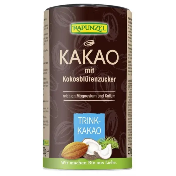 Cacao cu zahar din nuca de cocos, eco - 250 g