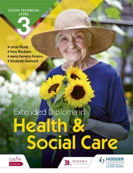 CACHE Technical Level 3 Extended Diploma in Health and Social Care, Paperback/Pete Wedlake