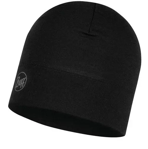 Căciulă BUFF - Midweight Merino Wool Hat, negru