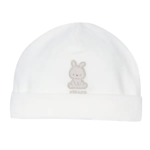 Caciulita bebe Chicco din velur, Alb, 00306-69MFCI
