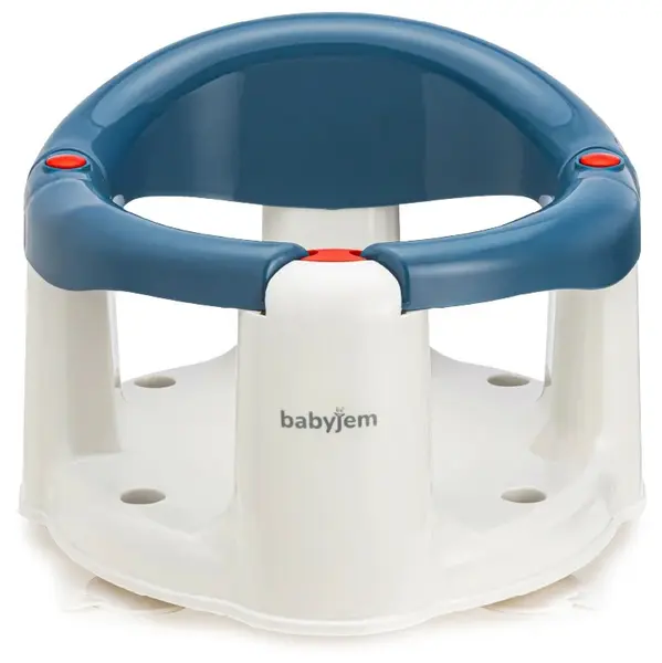Cadă antiderapantă și scaun pentru hrănire BabyJem - Indigo Blue