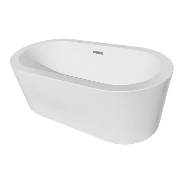 Cada baie freestanding Bella WB-814 acril 170 x 80 x 58 cm alb