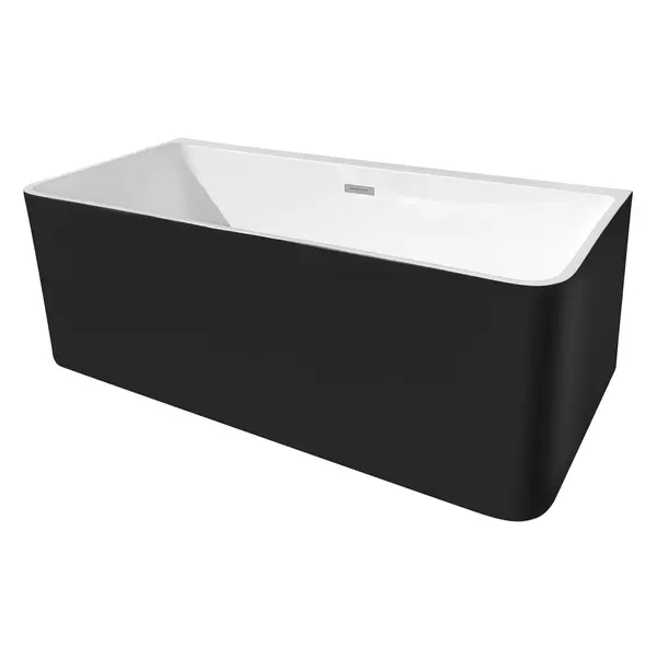 Cada baie freestanding Bella WB-834 1700 x 750 x 580 negru mat