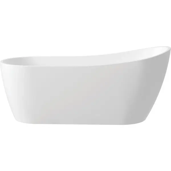 Cada baie freestanding Deante Arnika, 150 x 72 cm, alb lucios