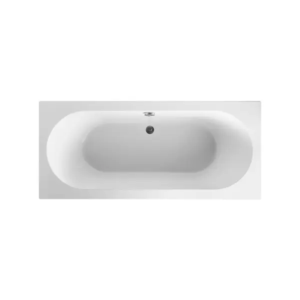 Cada baie incastrata 180x80 cm, dreptunghiulara din acril, alba, Villeroy Boch O.Novo