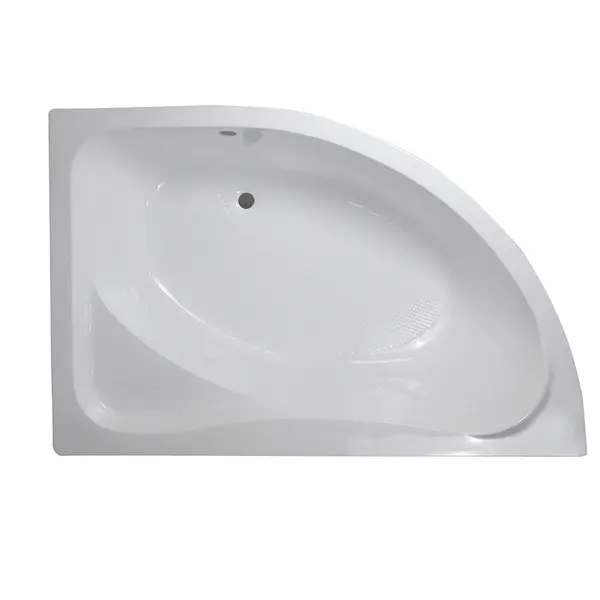 Cada baie pe colt Bella* cu suport acril 150 x 100 cm dreapta