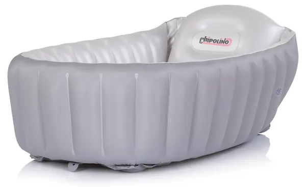 Cadă cu pompă Chipolino - Baby Cloud, gri