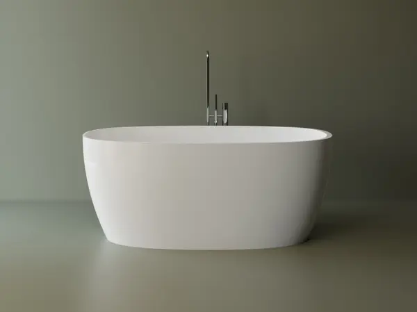 Cada de baie freestanding compozit 150x70, ovala, Foglia Cecilia