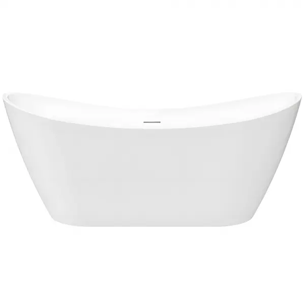 Cada freestanding Rea Ferrano, alb lucios, 170 x 80 cm