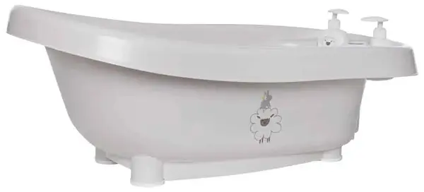 Cadă pentru bebeluși cu termometru și accesorii Bebe-Jou - Click, Tiny Sheep