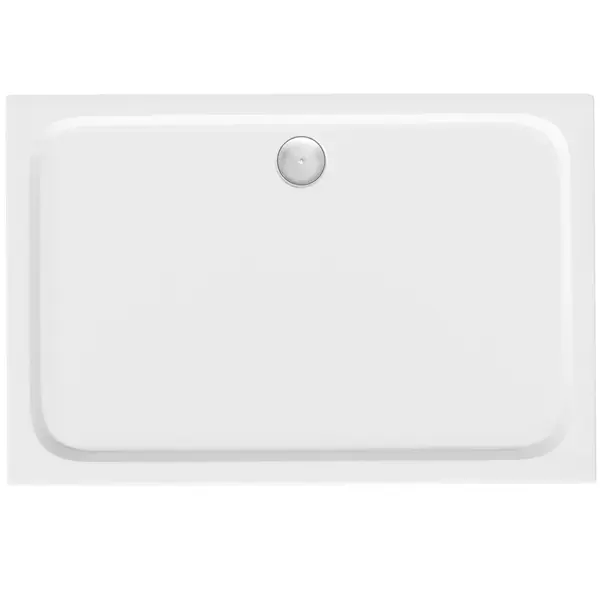 Cada pentru dus din acril Rea Belmond White 80x100