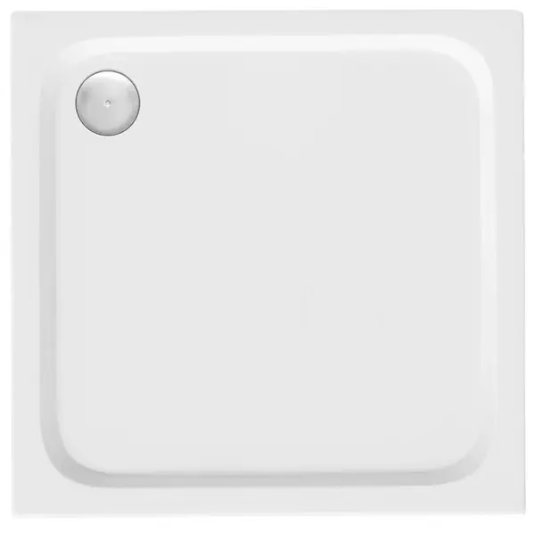 Cada pentru dus din acril Rea Belmond White 80x80