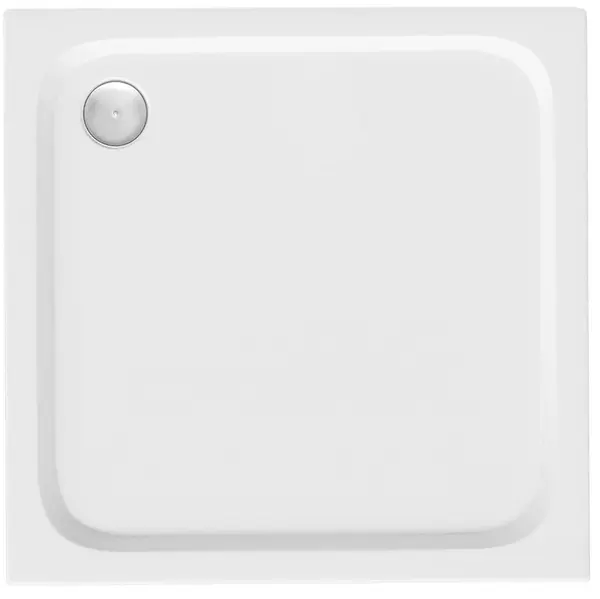 Cada pentru dus din acril Rea Belmond White 90x90
