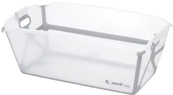 Cadă pliabilă pentru bebeluși Jane - 68 cm, Oasis White