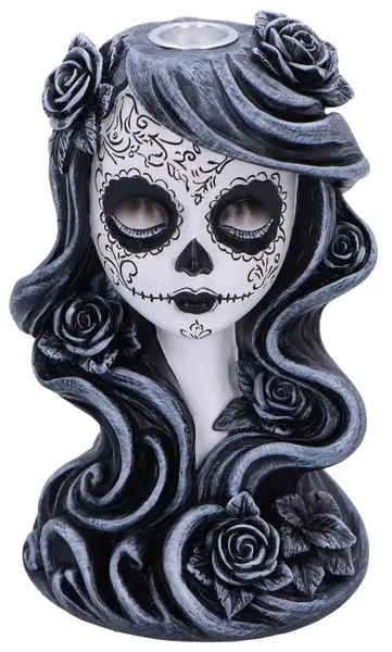 Cădelniţă Nemesis Now Adult: Gothic - Flor de Muerte, 16.5 cm