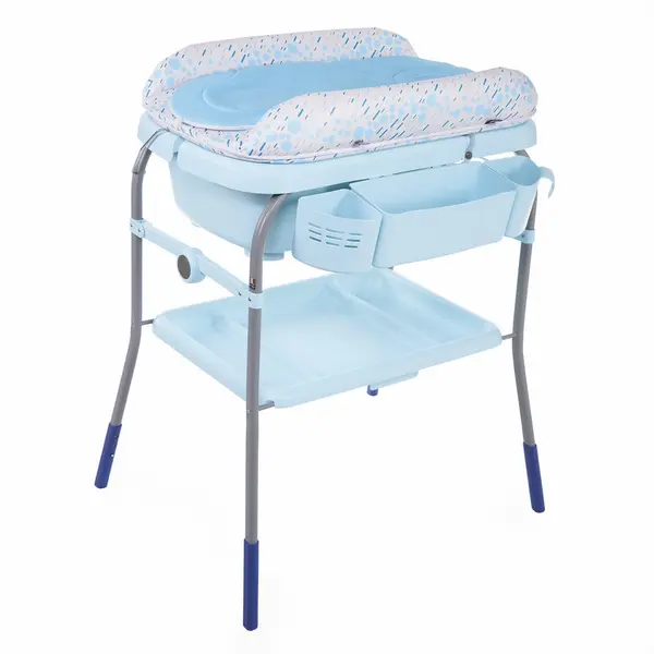Cadita cu masa de infasat Chicco, Ocean RESIGILAT, 0luni+