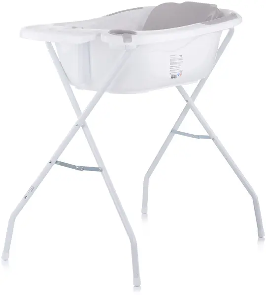 Cadita cu reductor si suport Chipolino - Vela, gri, 87 cm