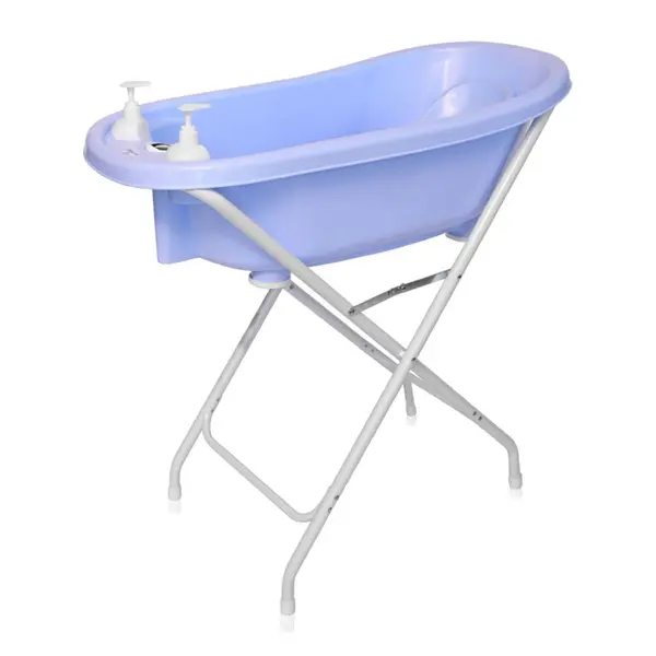 Cadita cu suport Lorelli 88 cm albastra