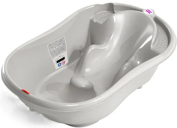 Cădiță de baie anatomică OK Baby - Onda, gri