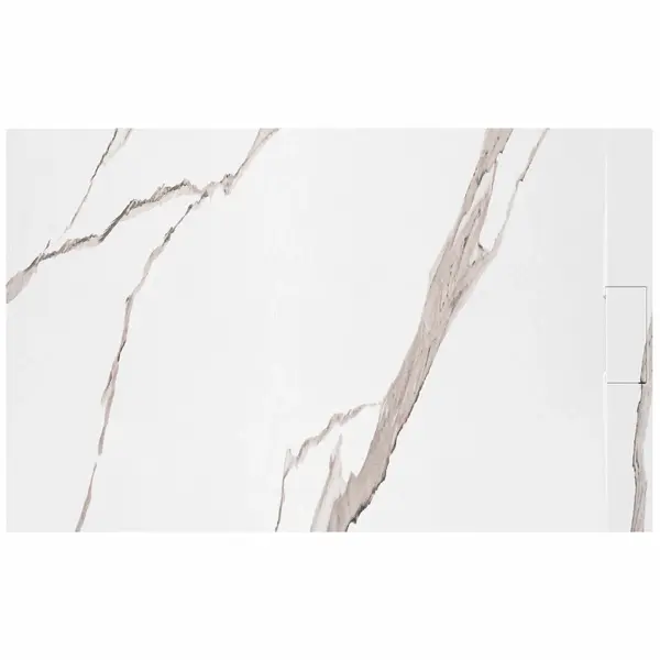 Cadita de dus Bazalt Carrara alba 80x100